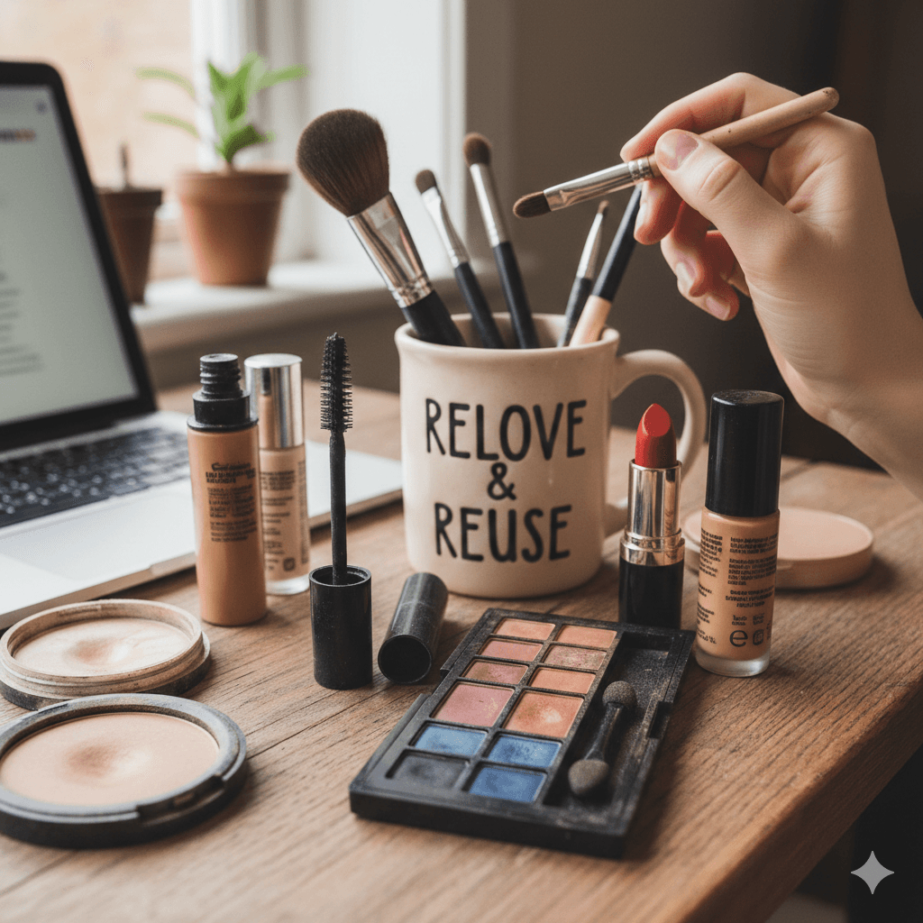 Makeup routine với mỹ phẩm thanh lý