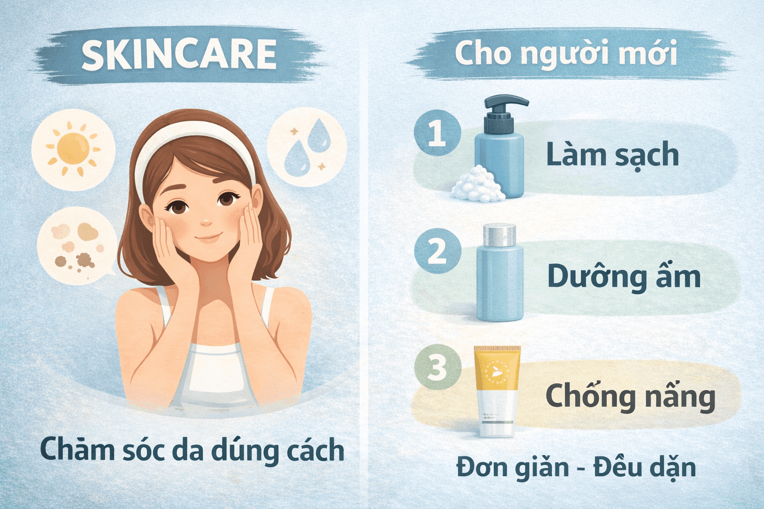 Skincare là gì - hướng dẫn chăm da cho người mới