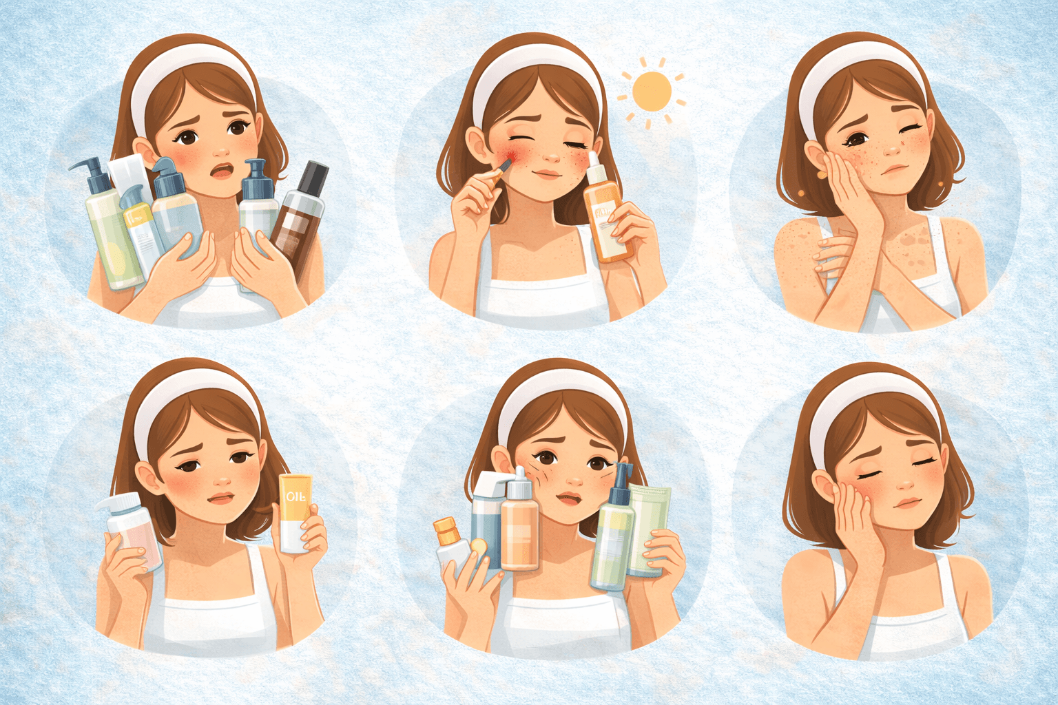 Những sai lầm khi chăm sóc da